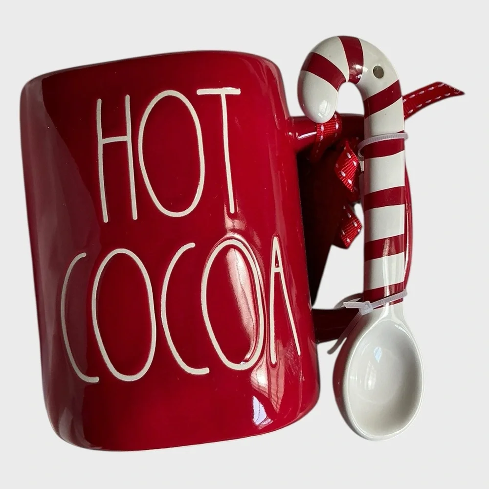 Rae Dunn Hot Cocoa Mug with Spoon